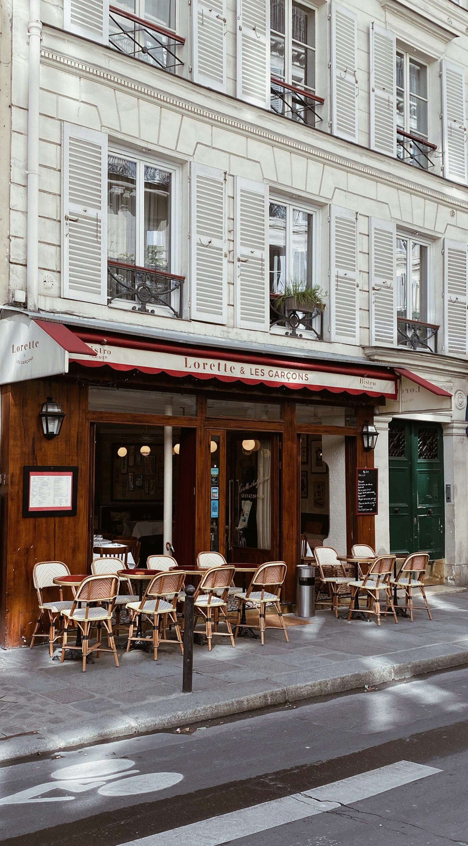Terrasse d'un bistro français