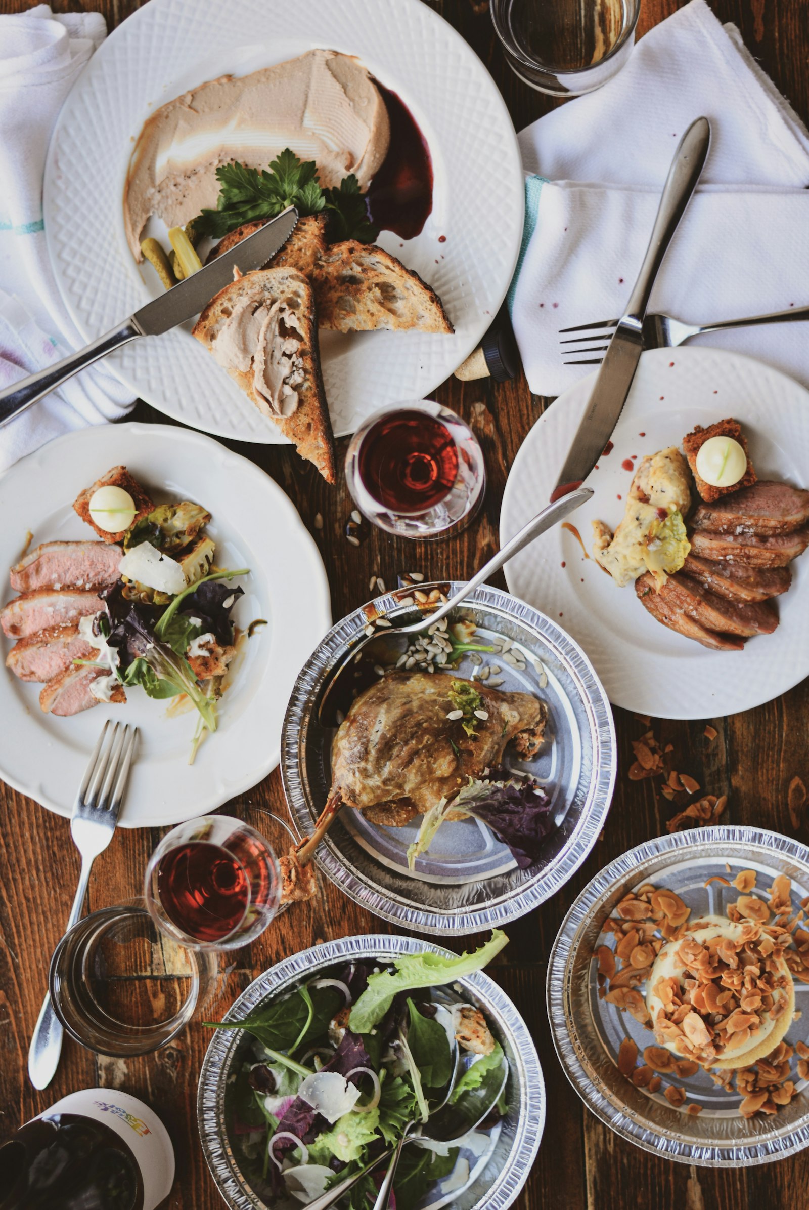 Sélection de plats de cuisine française